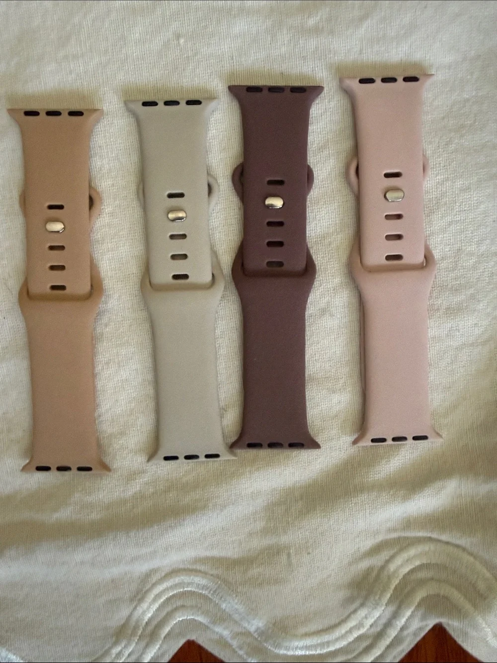NEW - 38/40/41mm Apple Watch Silicone Replacement Watch Bands - Soft Pastel